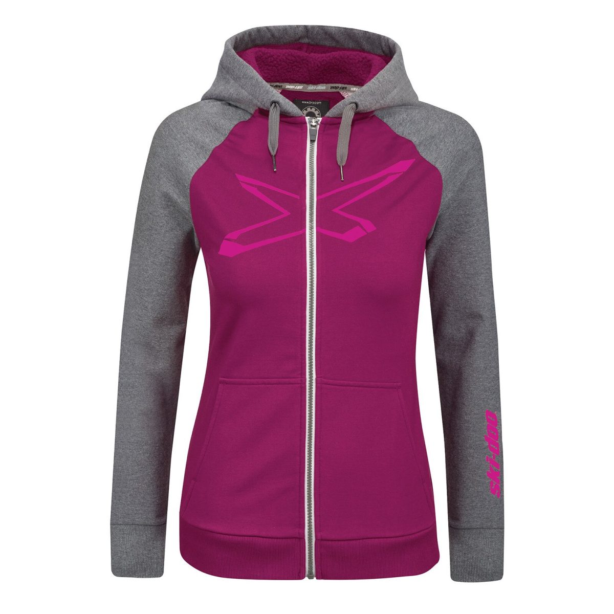 Ski-Doo Ladies' X-Team Hoodie Raspberry