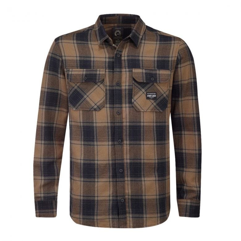 Can-Am Axeman Flannel Khaki