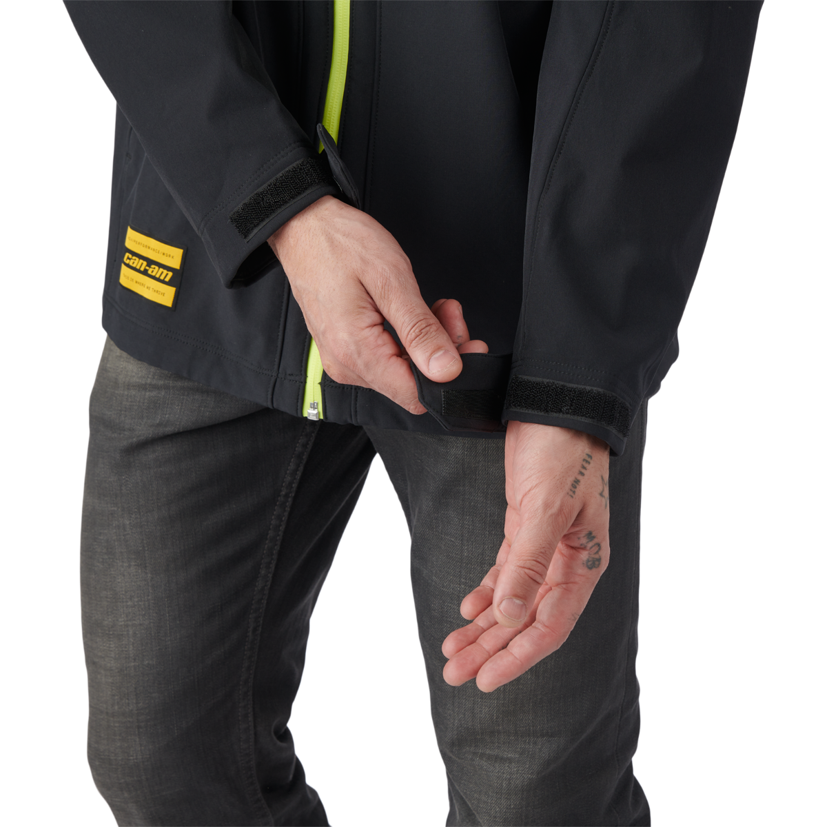 Can-Am Men's Performance Softshell Jacket Black