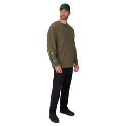 Ski-Doo Men's X-Team Edition LS Army Green 28800077 - Image 3