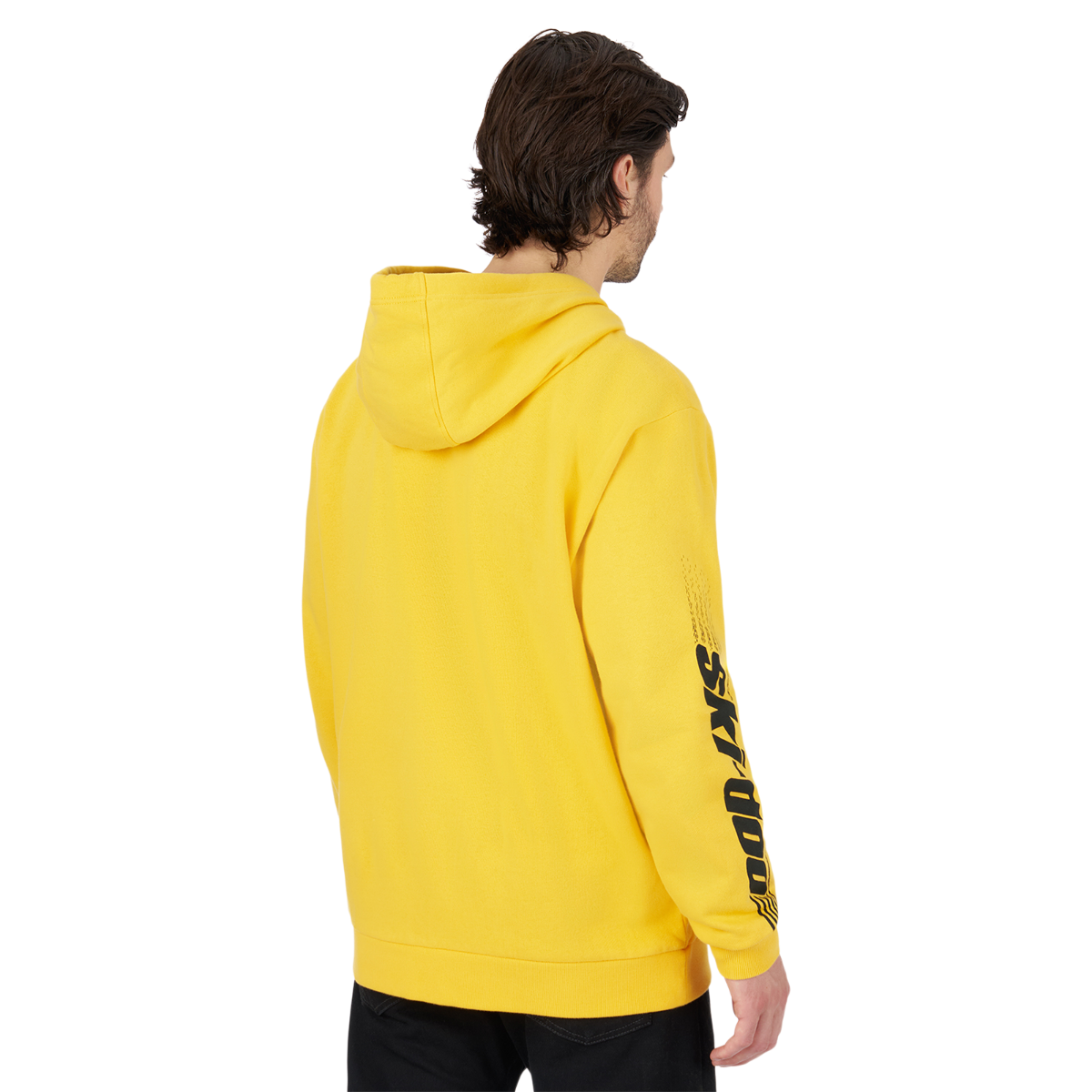 Ski-Doo Men's Signature Zip-Up Hoodie Yellow 28800810 - Image 2