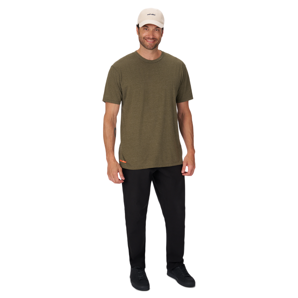 Ski-Doo Men's Matrix T-Shirt Army Green 28806977 - Image 3