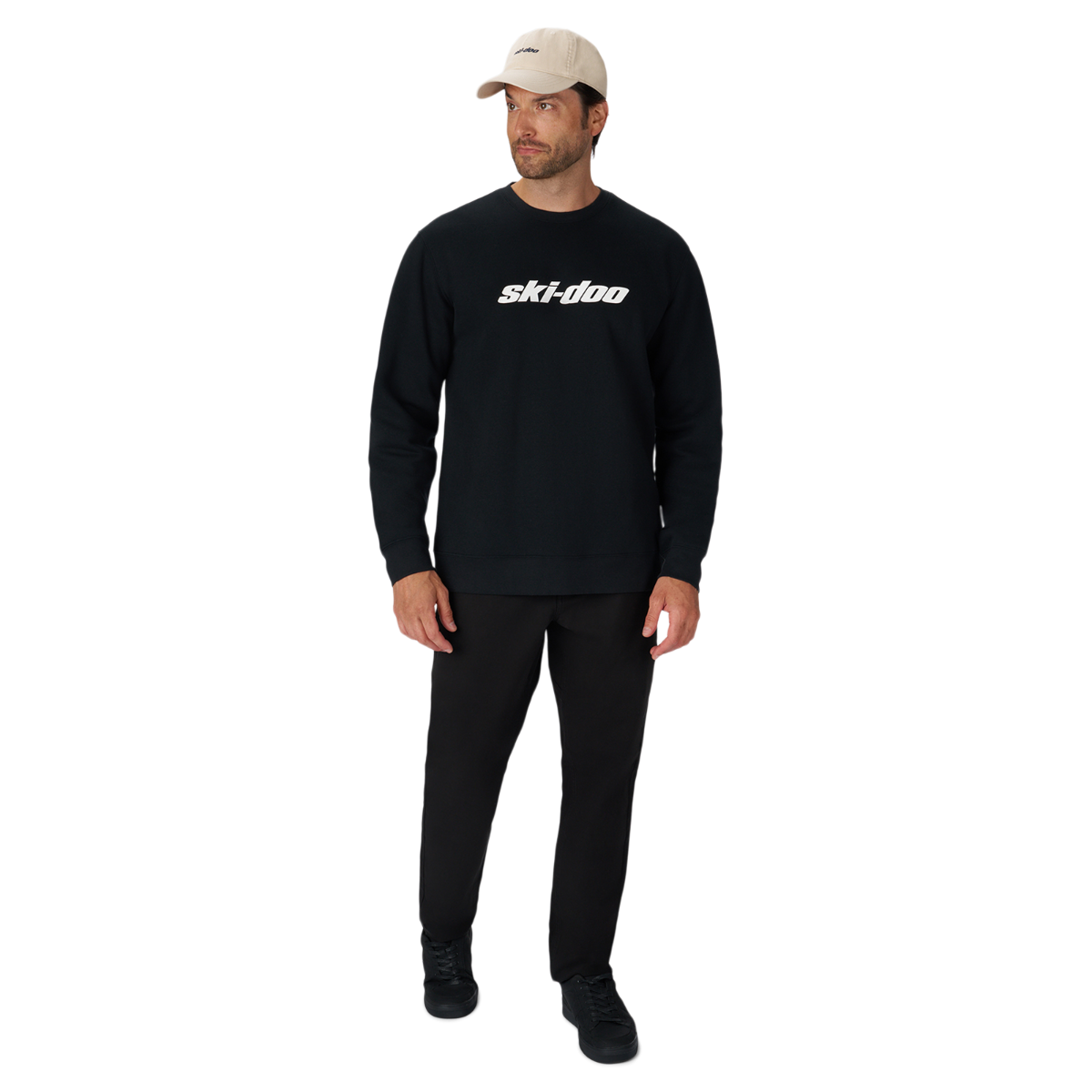 Ski-Doo Men's Signature Crew Sweatshirt Black 28810690 - Image 3