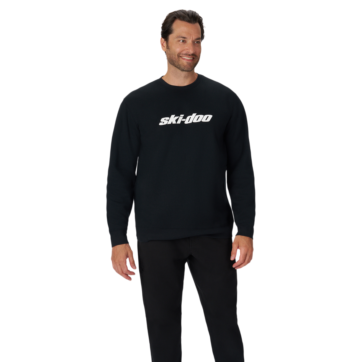 Ski-Doo Men's Signature Crew Sweatshirt Black 28810690