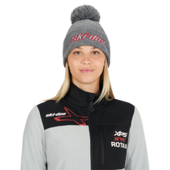 Ski-Doo Unisex Pom-Pom Beanie Heather Grey 2881300027