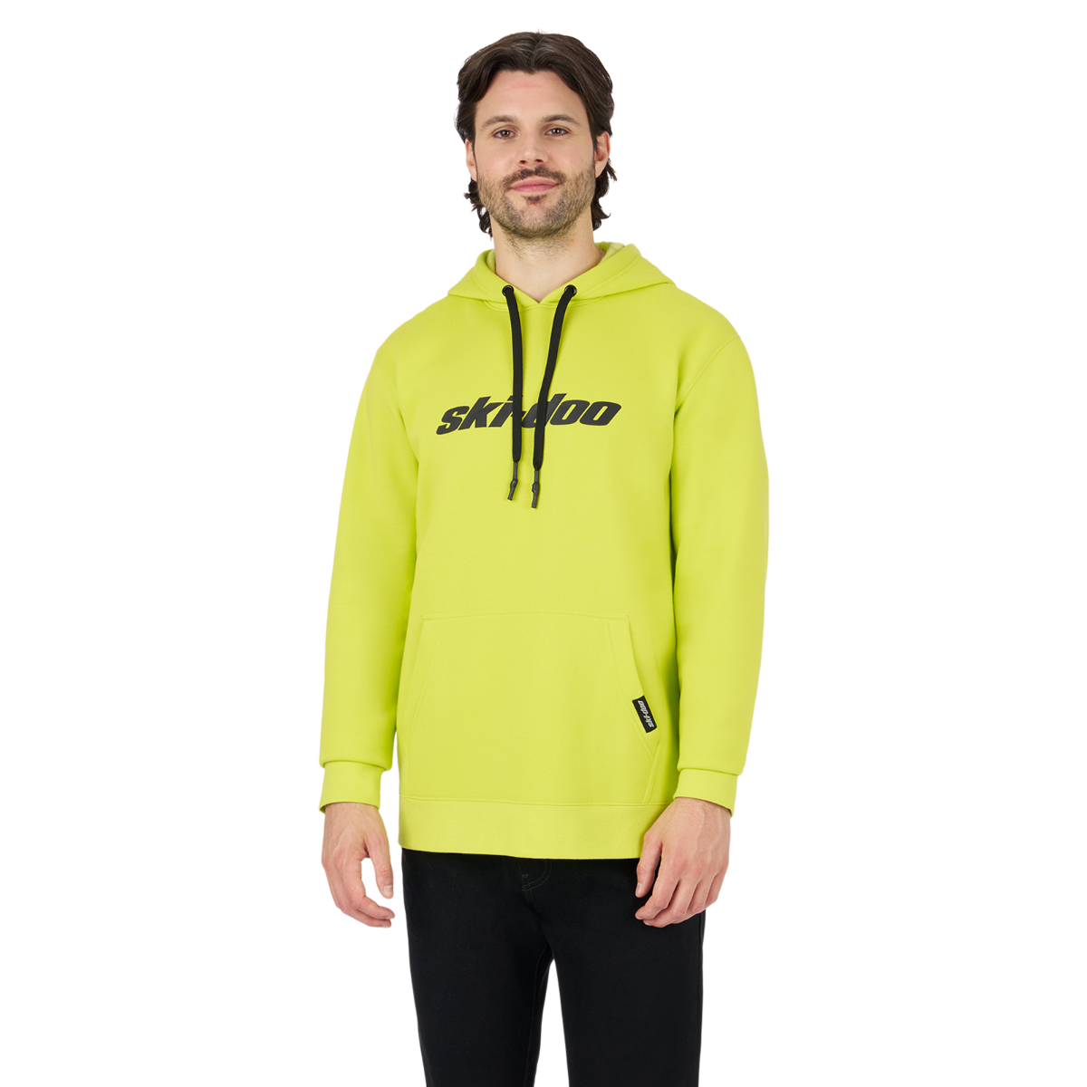 Ski-Doo Men's Signature Pullover Hoodie Hi-Vis Yellow 28820926