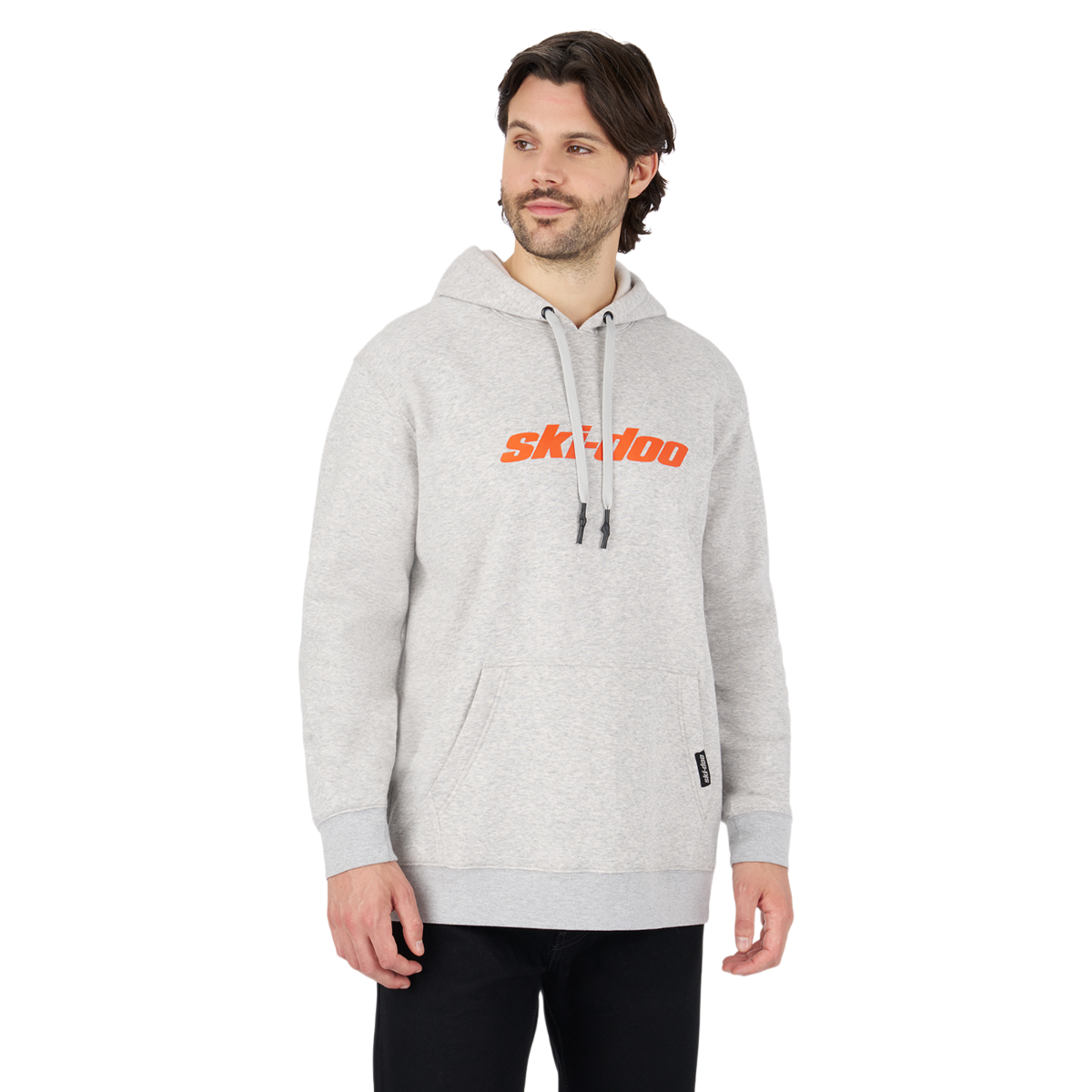 Ski-Doo Men's Signature Pullover Hoodie Heather Grey 28820927