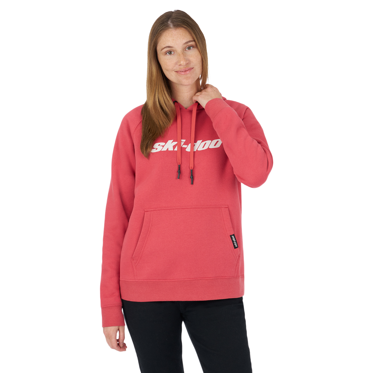 Ski-Doo Women's Signature Pullover Hoodie Pink 2882101436