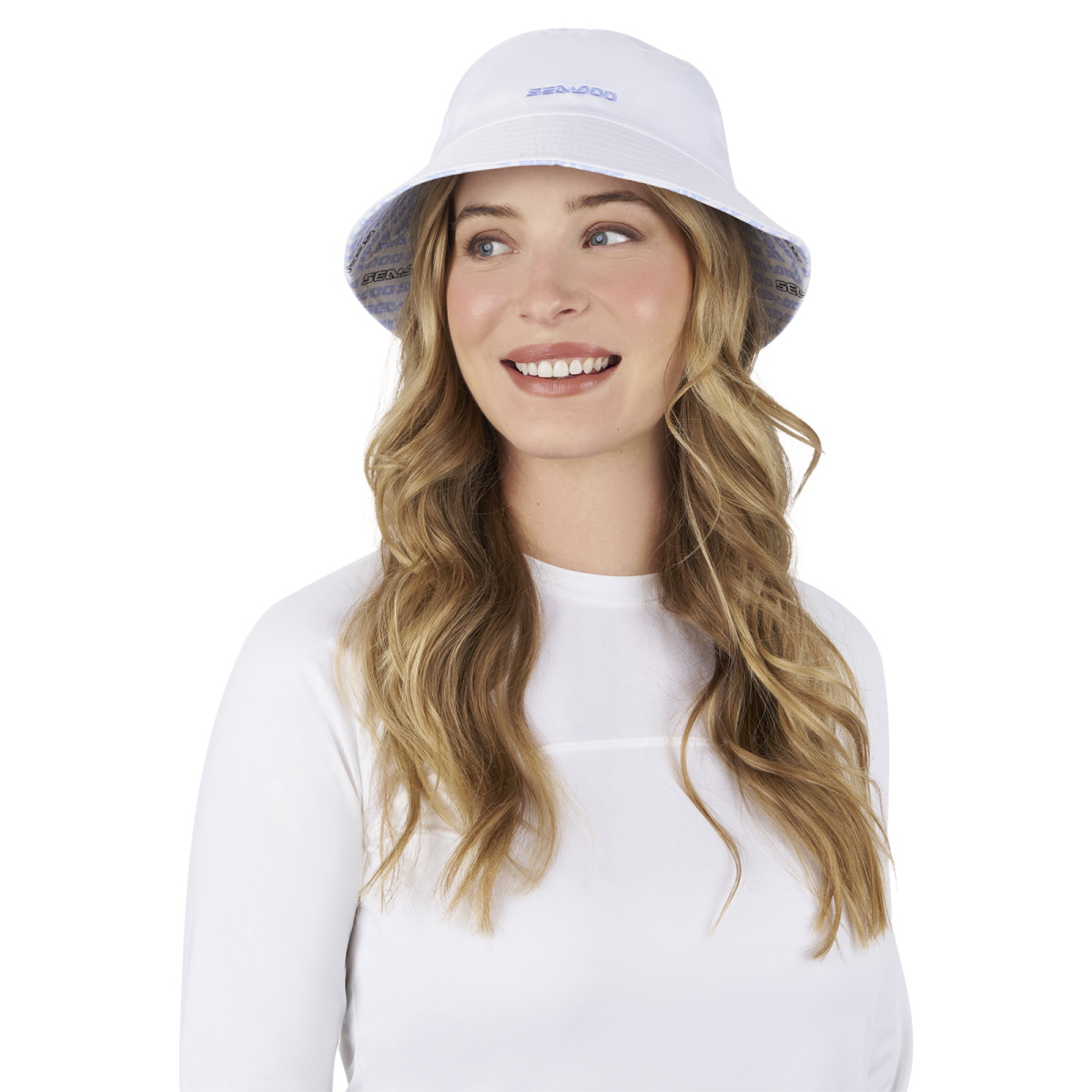 Unisex Sea-Doo Reversible Bucket Hat White 2882217201 - Image 2