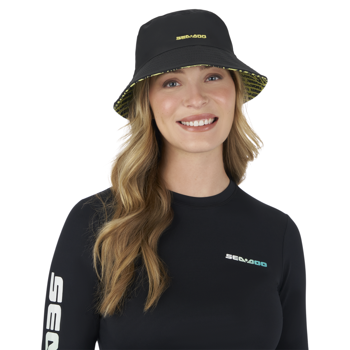 Unisex Sea-Doo Reversible Bucket Hat Black 28822190 - Image 2