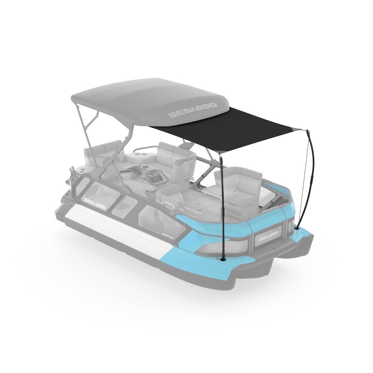 Sea-Doo Sunshade Extension for Bimini Top 18' for Switch Pontoon 295101085