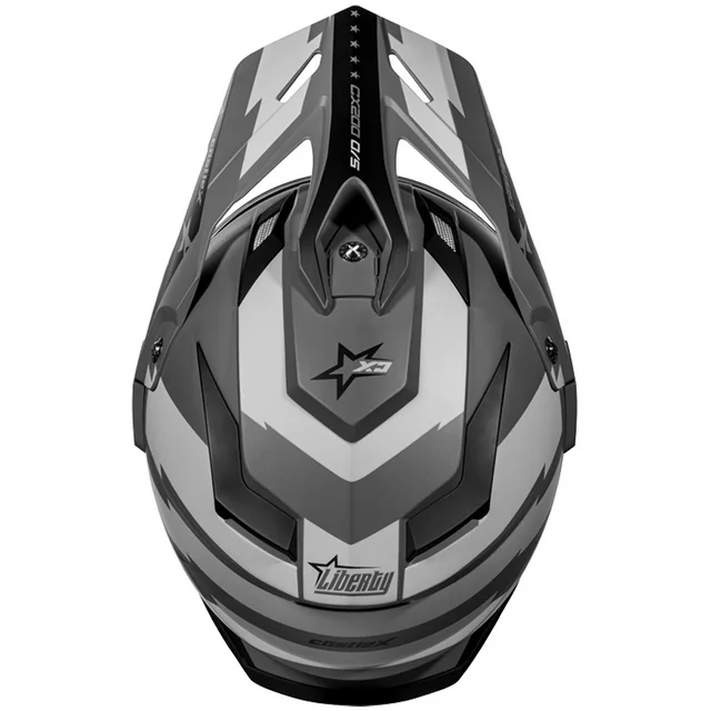 Castle CX200 Liberty Dual Sport Motorcycle Helmet Matte Charcoal - Image 3