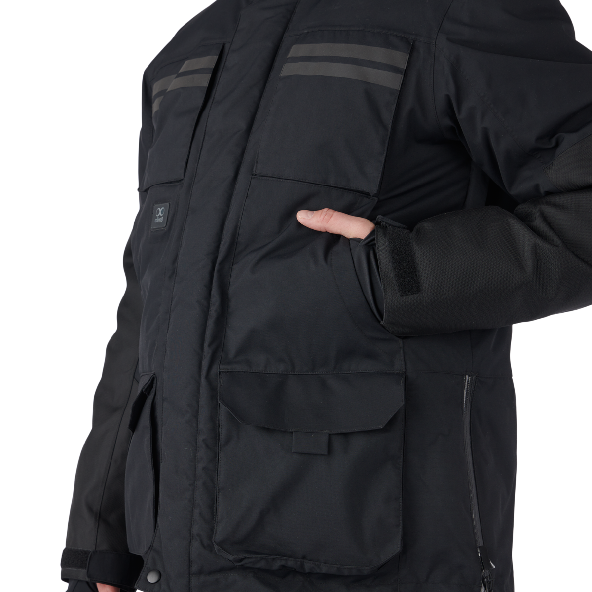 Ski-Doo Men's Insulated Expedition Radiant Jacket Black 44098290 - Image 2