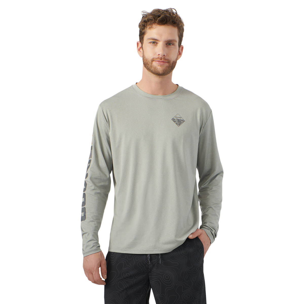 Sea-Doo Men's UV Protection Long Sleeve Shirt Smoke 45467057