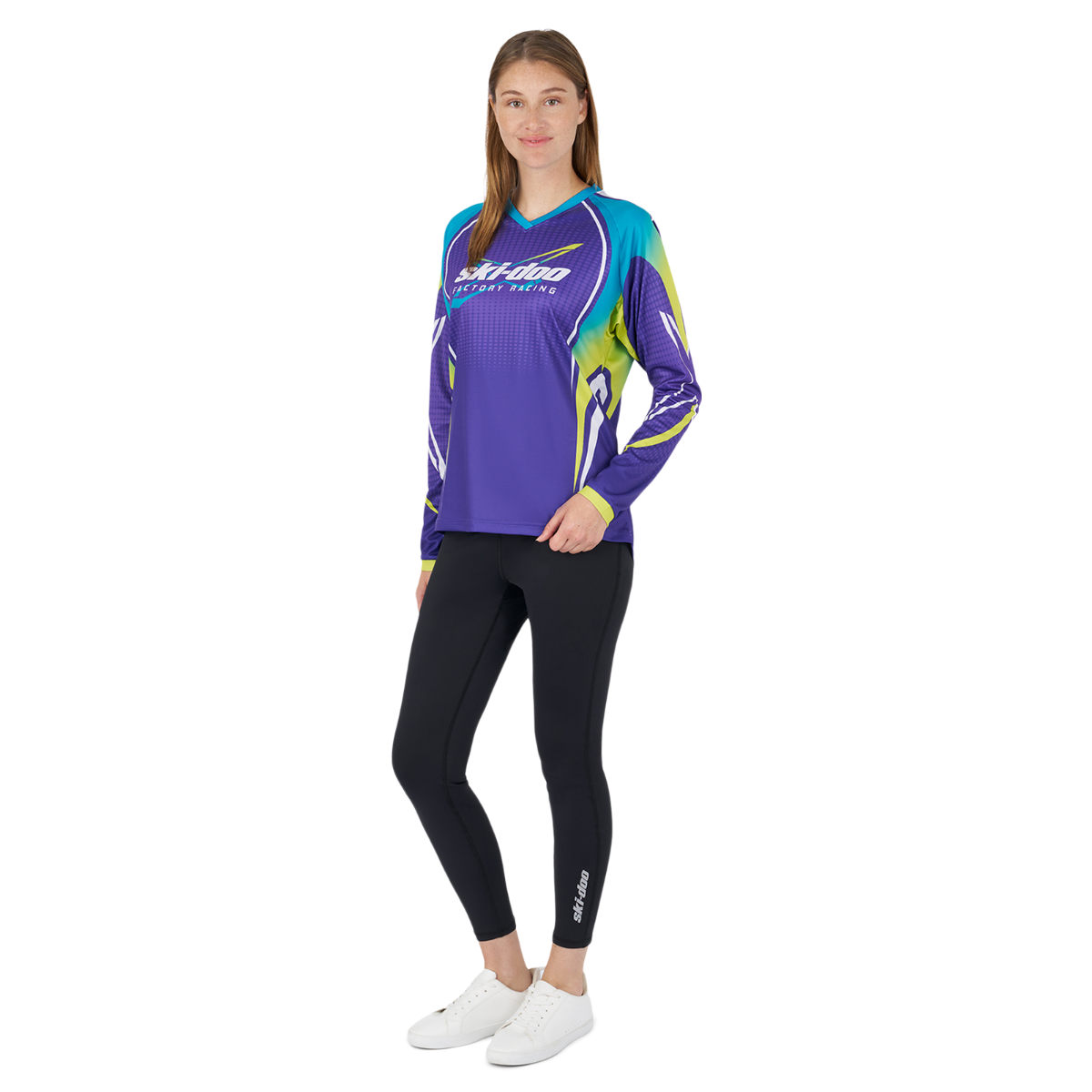 Ski-Doo Women's X-Team Edition Race Jersey Violet 4549711441 - Image 3