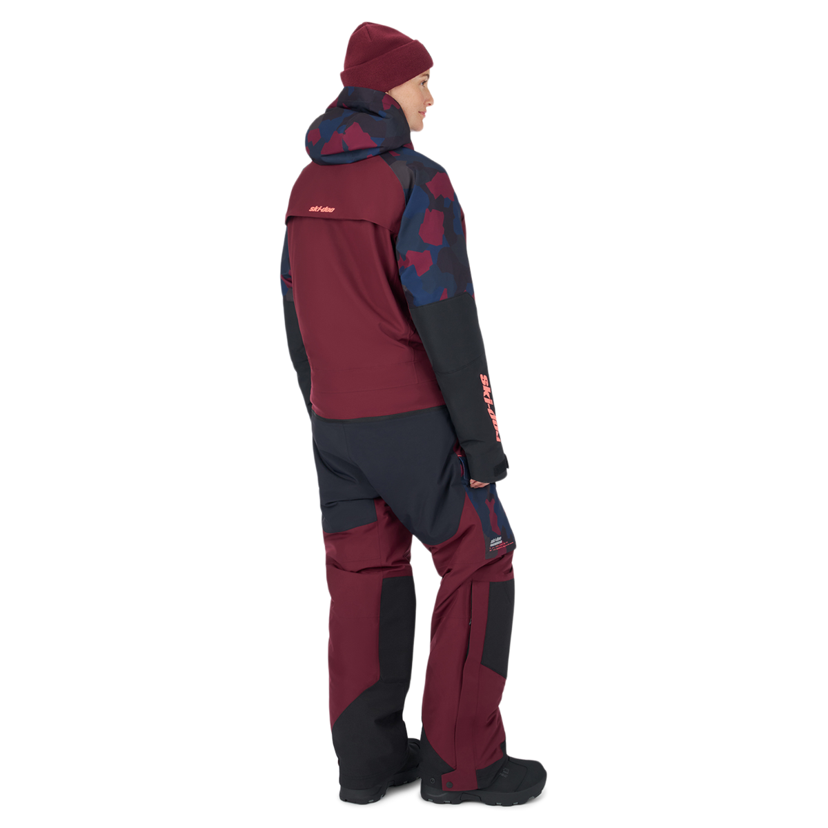 Ski-Doo Women's Enduro Insulated One-Piece Suit Wine 45603932 - Image 2