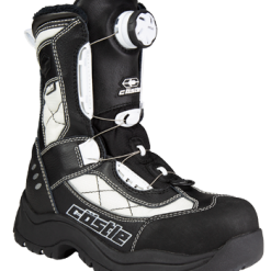 Castle Women's Charge Atop Boots White and Black