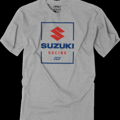 Factory effex Suzuki Victory T-Shirt - Heather Gray - Medium